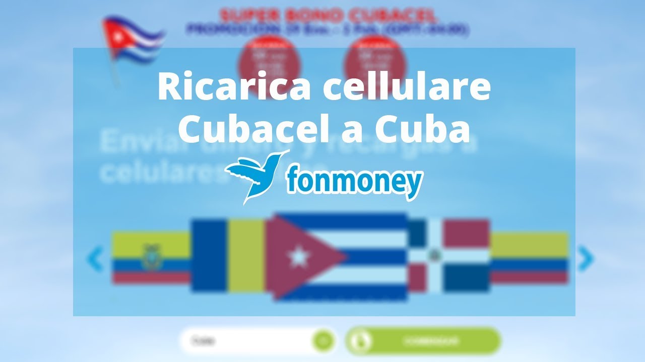Scopri le imperdibili promozioni di Fonmoney per inviare denaro a Cuba!